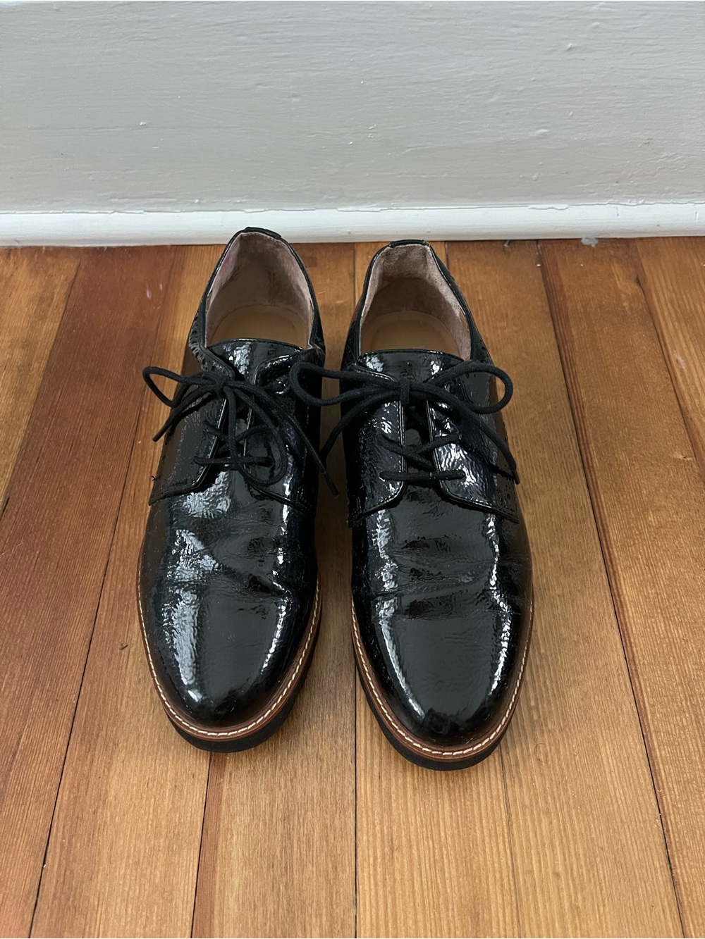 Franco Sarto Women’s Black Patent Leather Dress Shoes